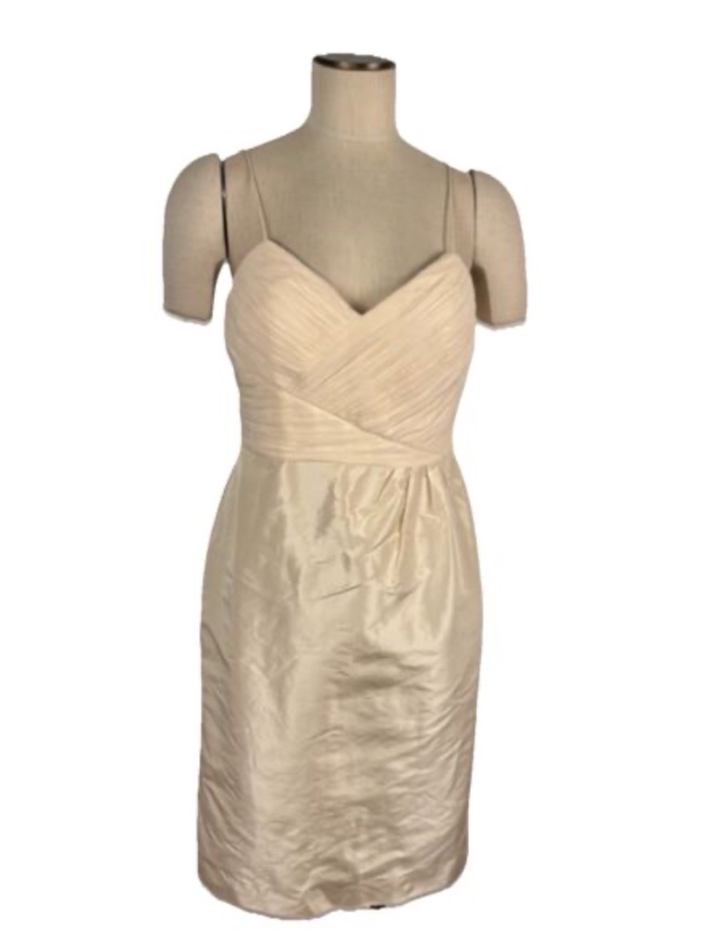 Banana Republic 100% Silk Tessa Dress Ivory  Size 8